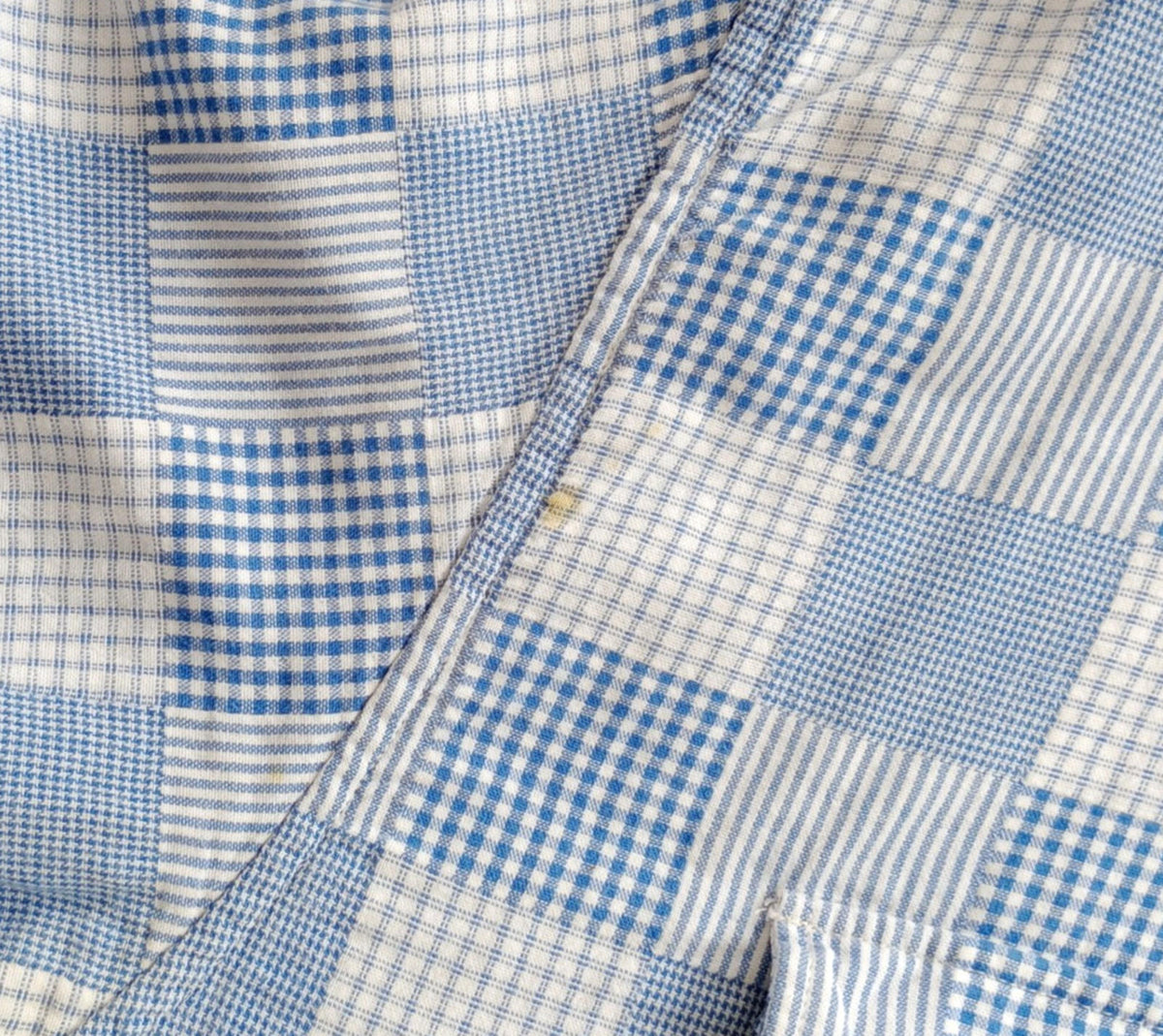 Tommy Hilfiger Men's UK Size 2XL Blue Check Long Sleeve Pockets Easy Care