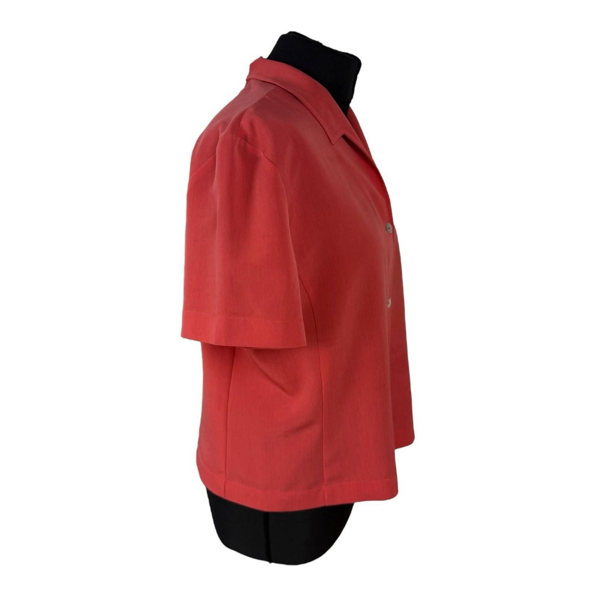 wallis Orange Wallis Burnt Orange Blouse Cropped Collared Women's UK Size 14