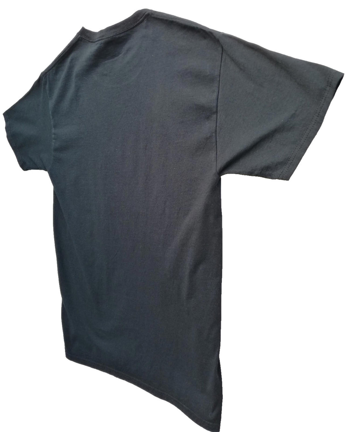 Fruit of the Loom Black Fitness Slogan Graphic Print T-Shirt Men's Size M Black Crew Neck 100% Cotton