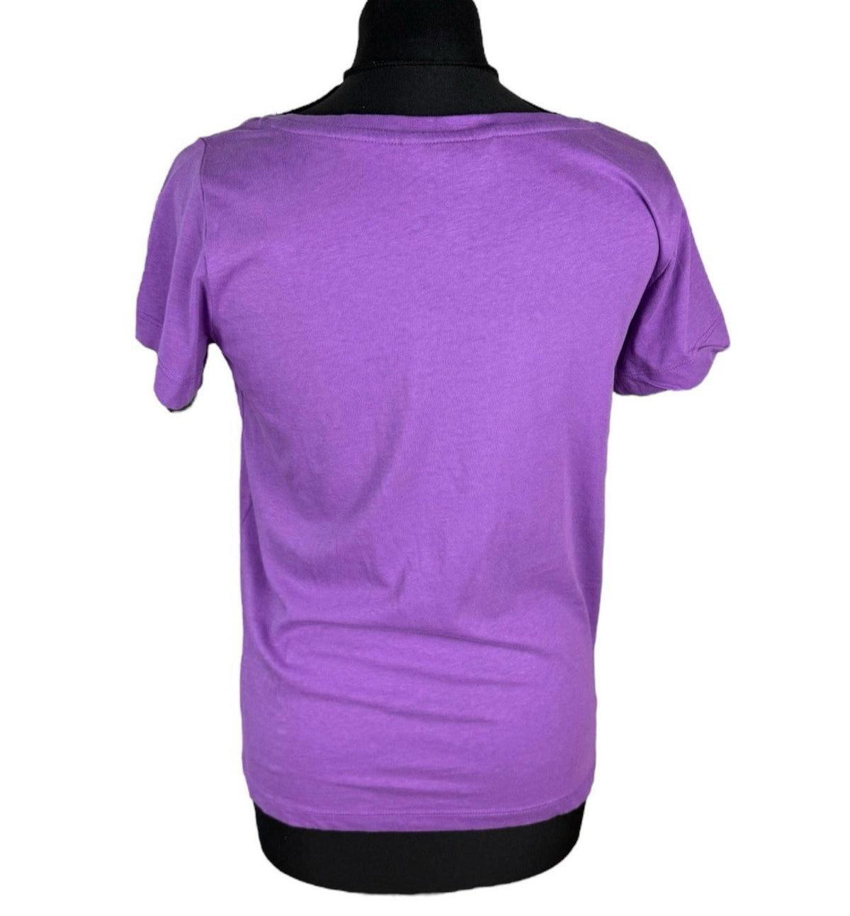 Everyday Purple Everyday T-Shirt Blouse Women's UK Size 10 Purple Scoop Neck Short Sleeve