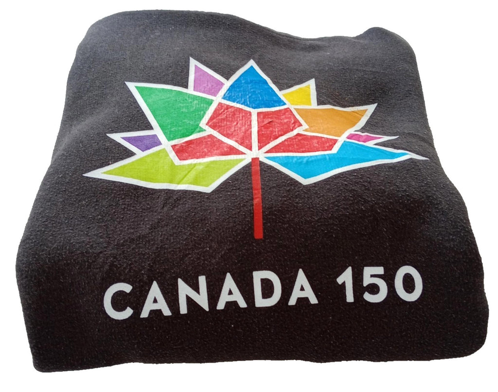 Black 150th Canada Celebration Hoodie Men's UK Size S Black Jersey Hooded Pockets