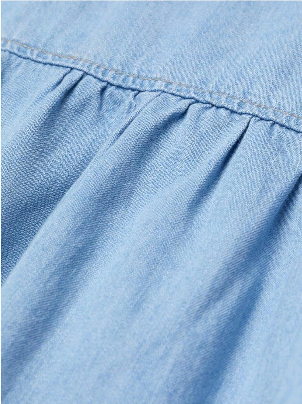 Divided Light Denim Smock Dress Oversized Women’s UK Size XXS