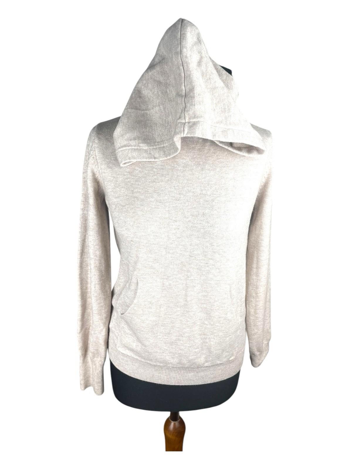 Primark Beige Hooded Jumper Relaxed Fit Women's UK Size 2XS
