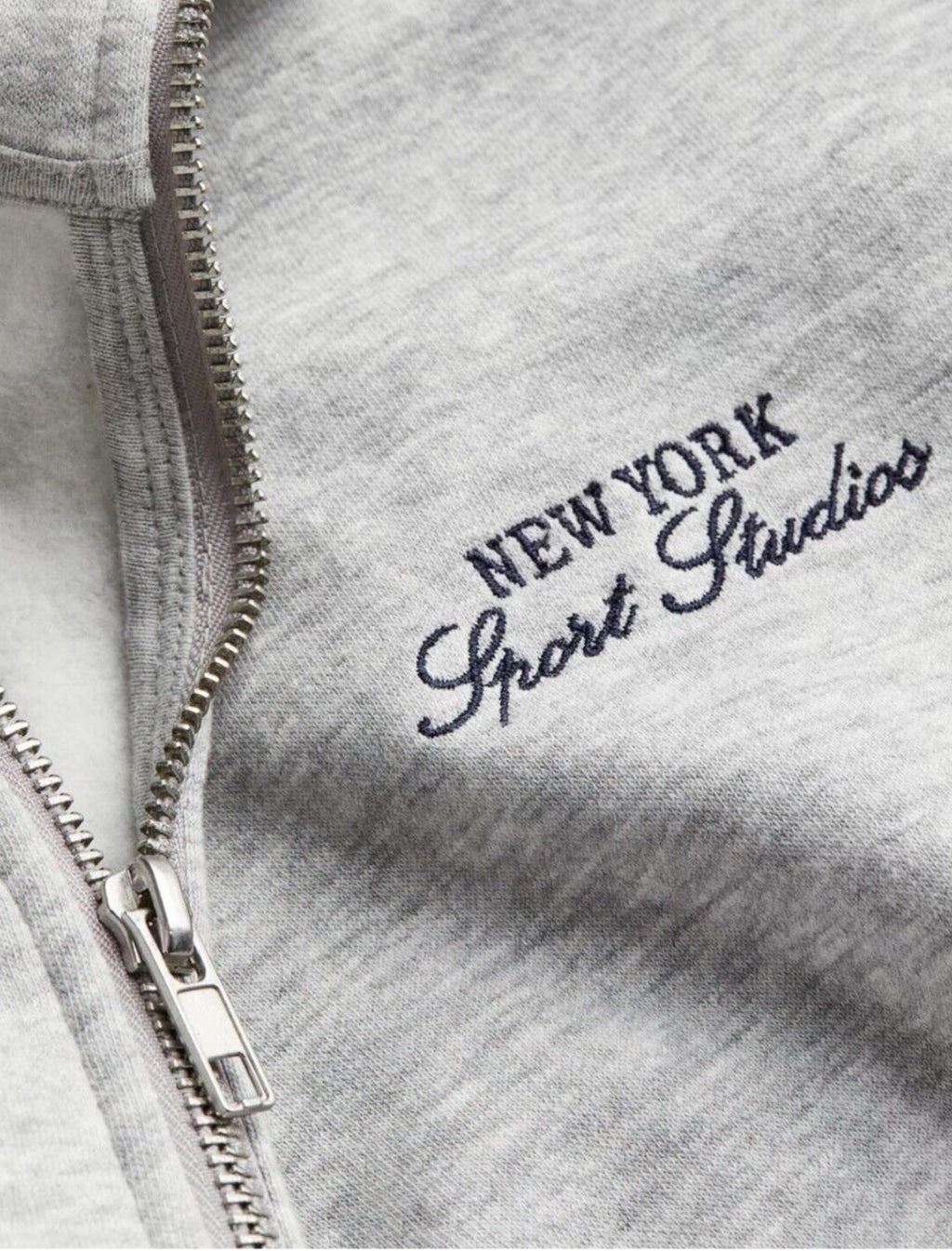 H&M Grey Tracksuit New York Sports Club Relaxed Fit Women’s UK Size XS