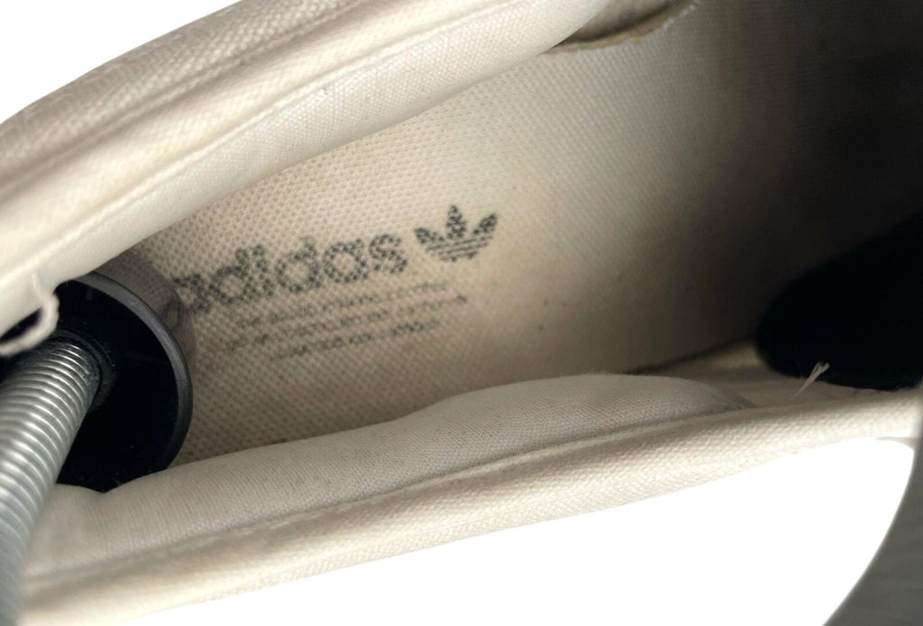 adidas White Adidas Buzz Platform Trainers Women's UK Size 4.5 Lace Up White