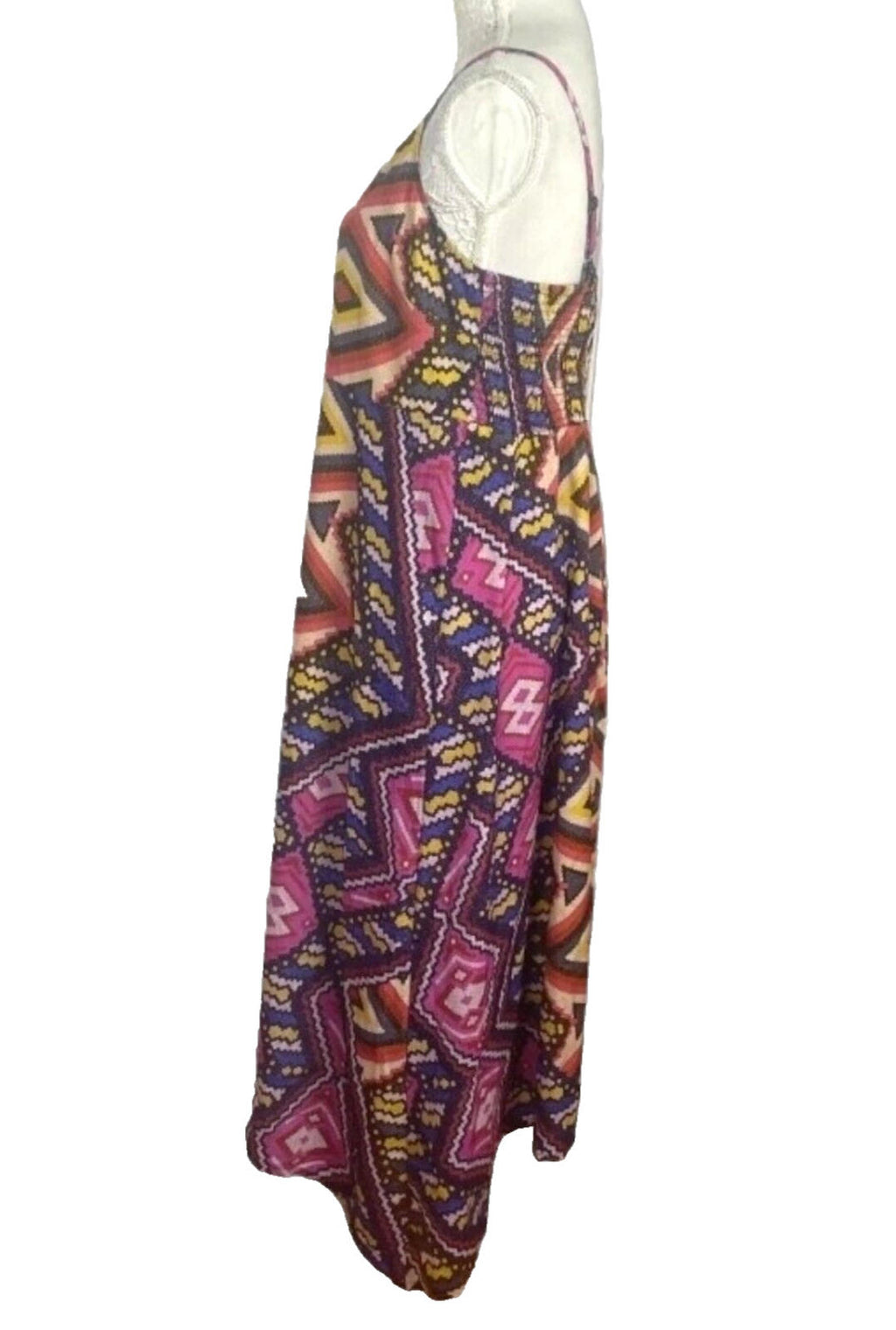 Simply Be Dress Diamond Abstract Summer Women's UK Size 16