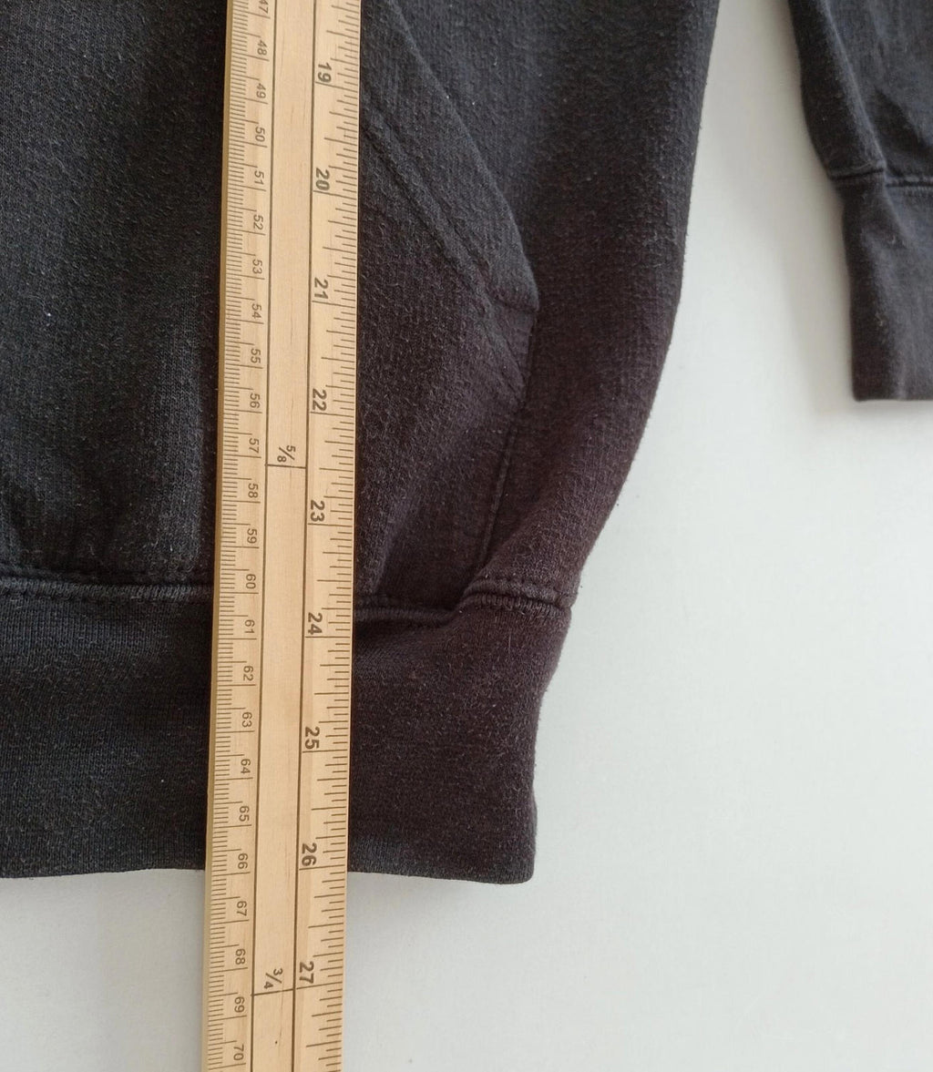 Black 150th Canada Celebration Hoodie Men's UK Size S Black Jersey Hooded Pockets
