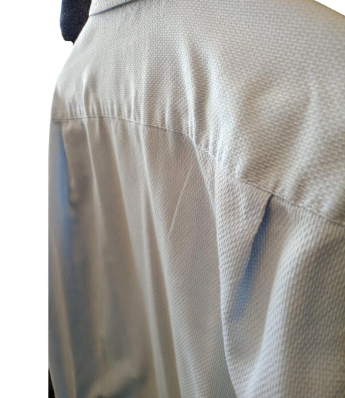 George Light Blue Textured Men's Shirt UK Size 2XL Regular Fit 48" - 50" Chest