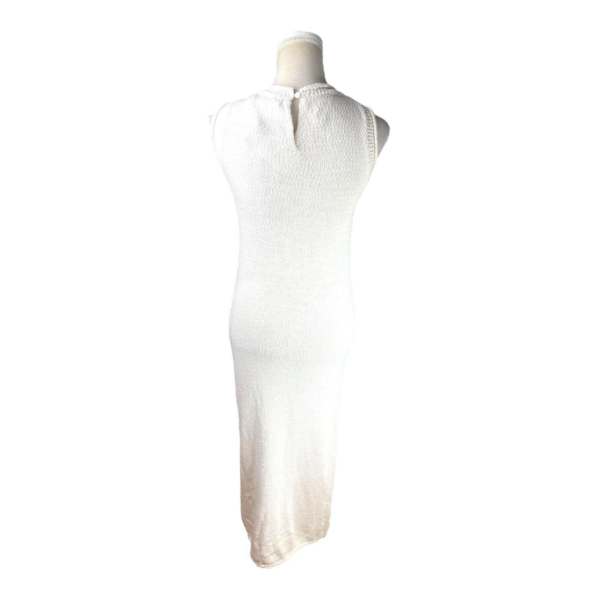 Primark Ivory Knit Maxi Dress Relaxed Fit Women’s UK Size XS