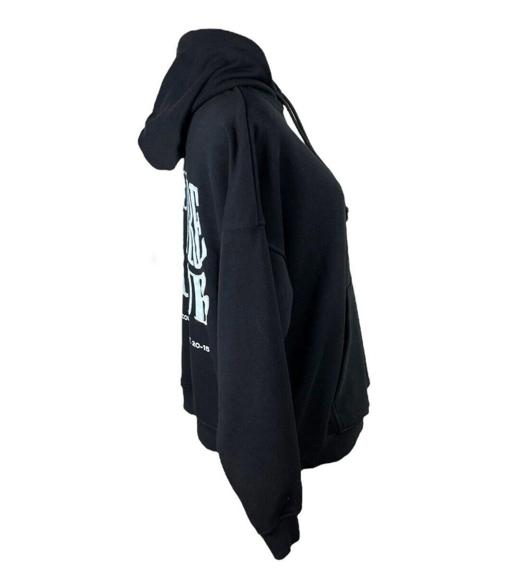 The Couture Club Black Oversized Hoodie Women's UK Size XXS