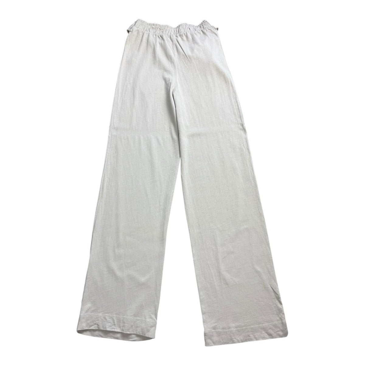 Zara Wide Leg Trousers Women’s UK Size S High Waist Tie Front Beige