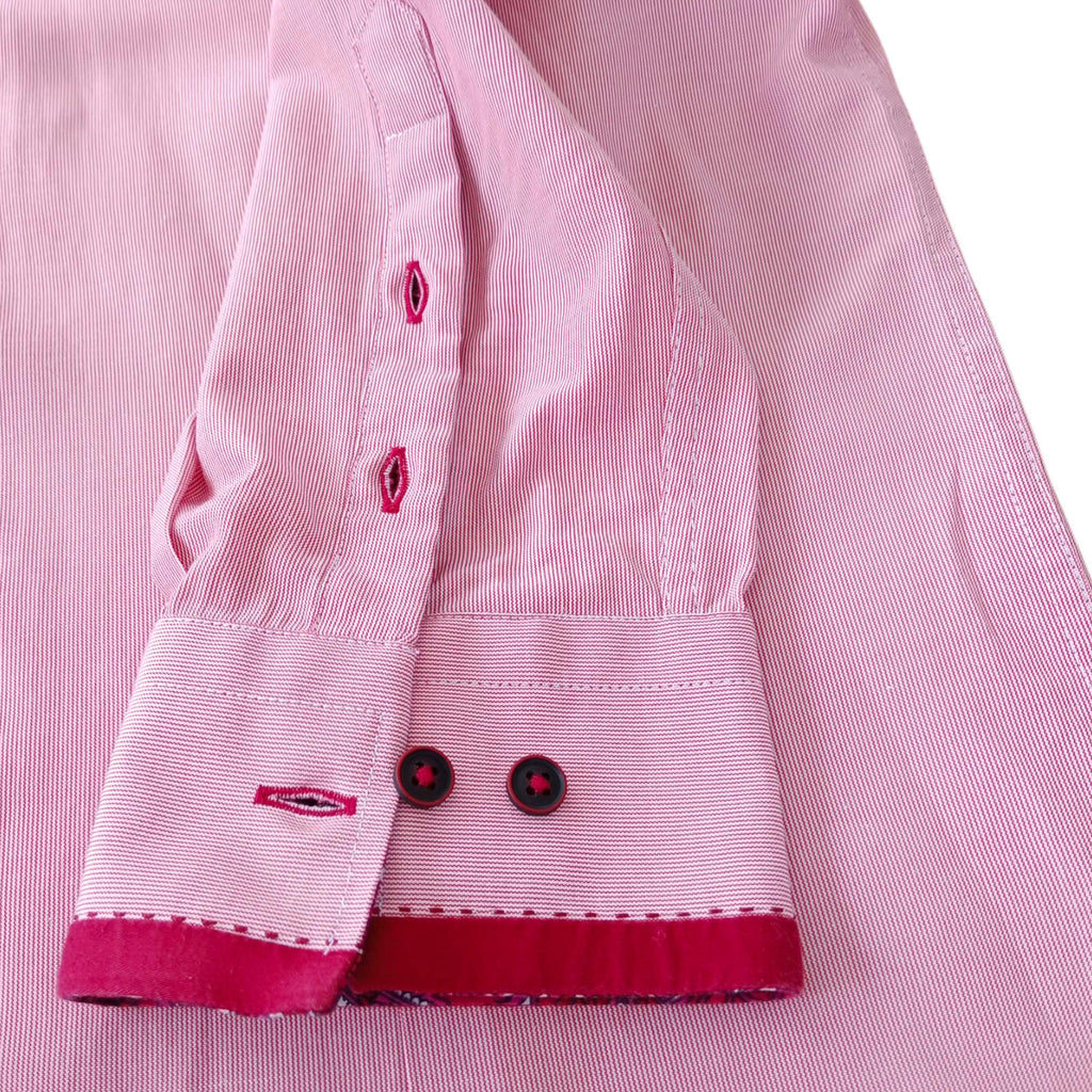Guide London Shirt Long Sleeve Pink Striped UK Size M 38" Chest 14.5" Collar