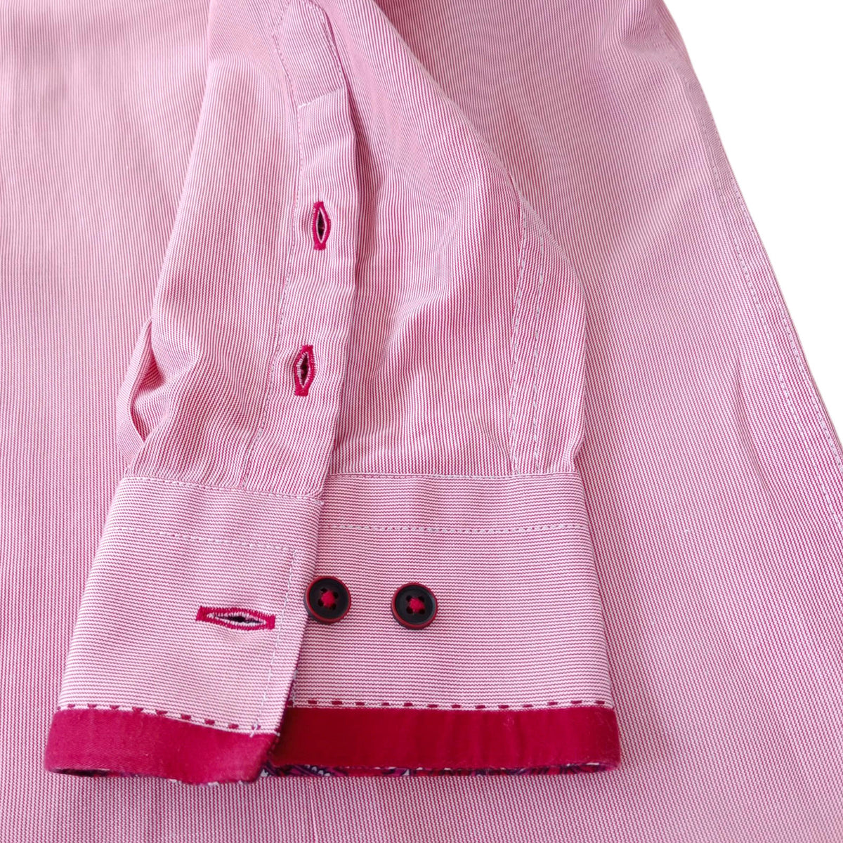 Guide London Shirt Long Sleeve Pink Striped UK Size M 38" Chest 14.5" Collar