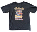 SHEIN Black California Graphic Print T-Shirt Men's UK Size S Black Crew Neck 100% Cotton