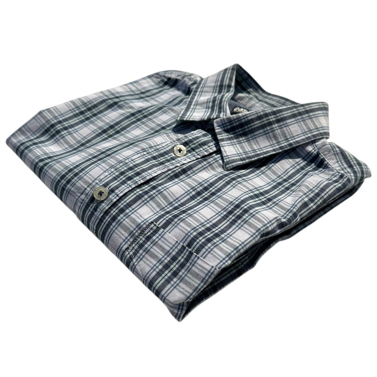 Easy Shirt Short Sleeve Check 100% Cotton Men's UK Size Small S