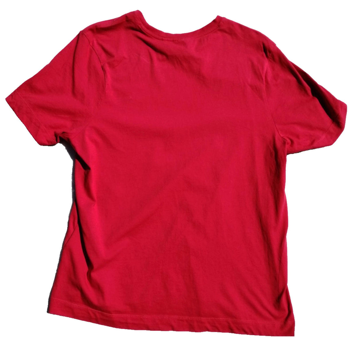 Slazenger T-Shirt Men's UK Size L Red Short Sleeve 100% Cotton Summer