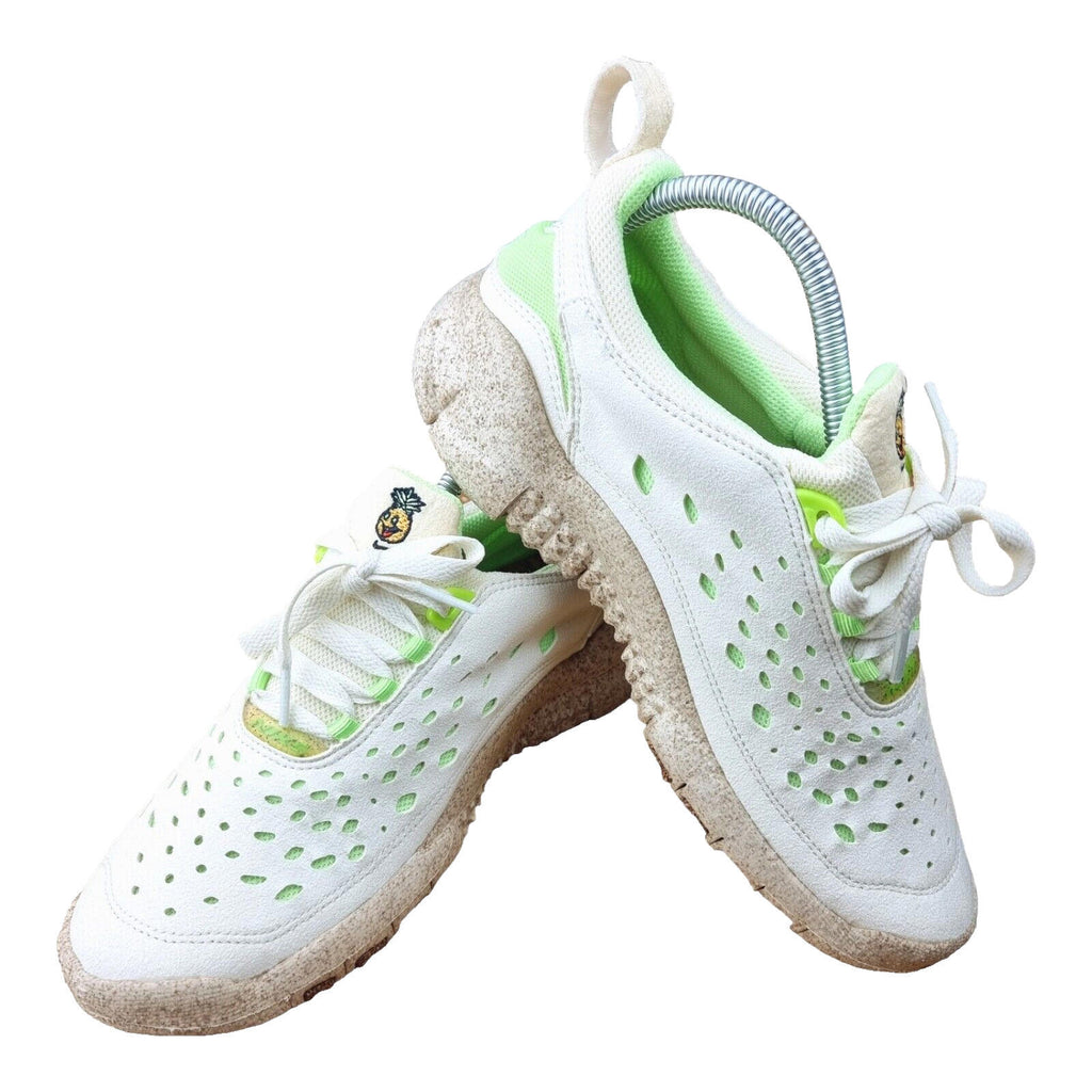 Nike Trainers Free Run Trail Premium Running Women's UK Size 7 White & Green