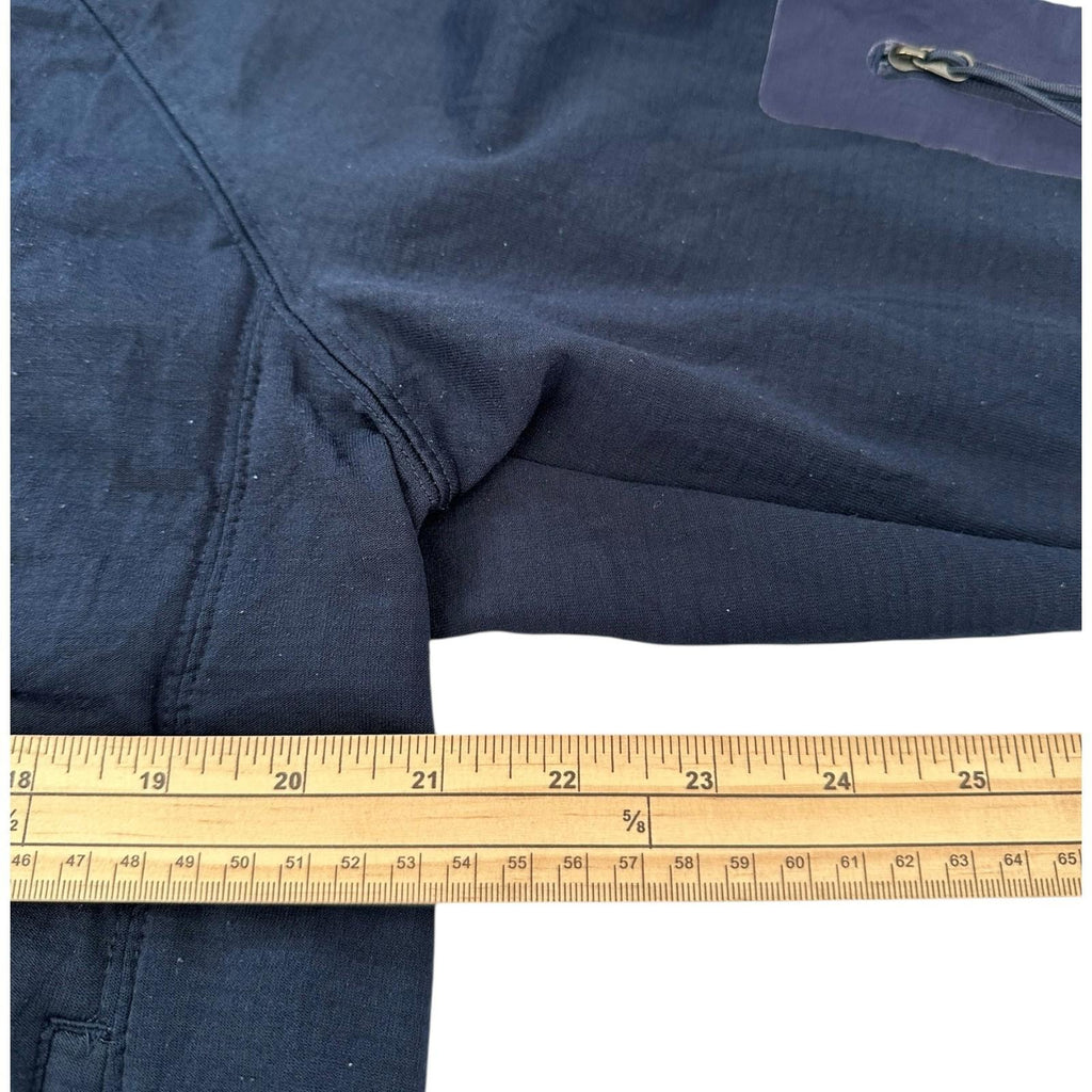 Navy North Face Wind Breaker Men's UK Size L Blue Magnolia Long Sleeve Coat Jacket