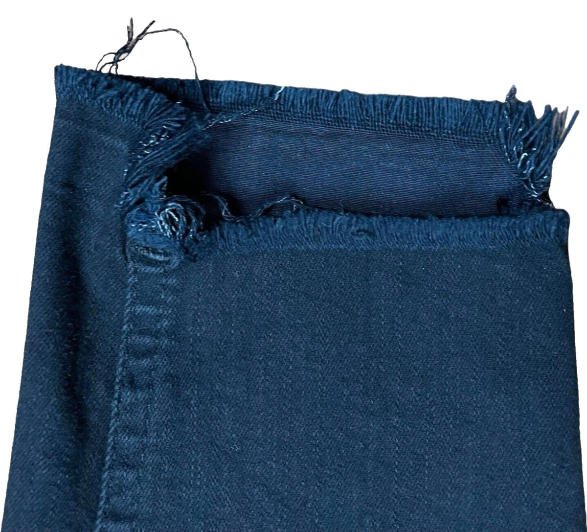 TopShop Black Moto Jamie Black Jeans Skinny Frayed Hem Women's UK Size 12