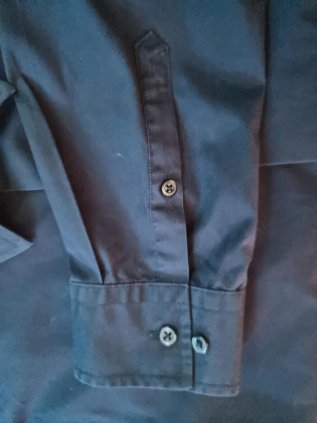 Next Shirt Slim Fit Long Sleeve Blue 100% Cotton Men's 16" Collar 38"- 40" Chest