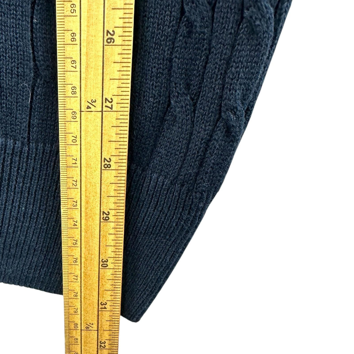 Nautica Knit Jumper Men's UK Size XL Navy Blue 100% Cotton Long Sleeve Crew Neck