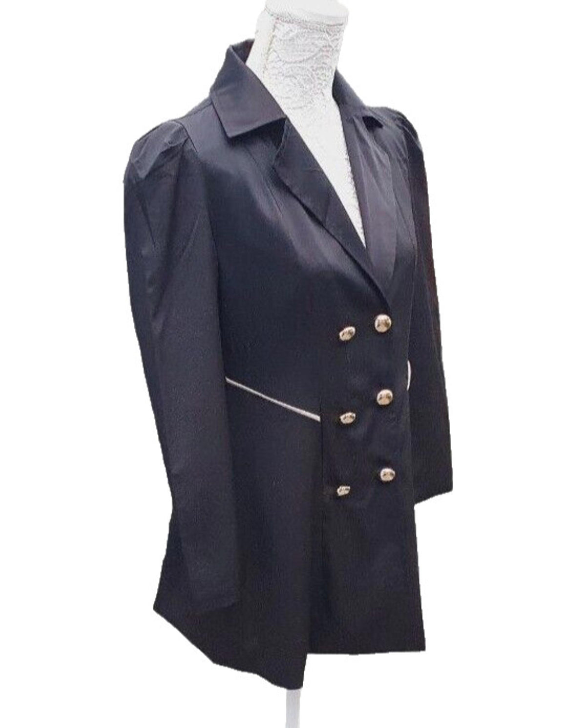 Airydress Long Line Jacket Lapel Collar Women's UK Size Medium M