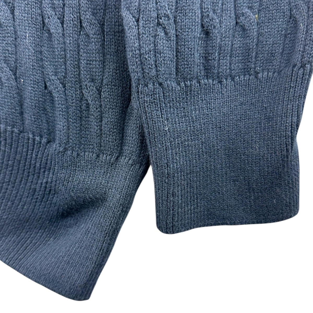 Nautica Knit Jumper Men's UK Size XL Navy Blue 100% Cotton Long Sleeve Crew Neck
