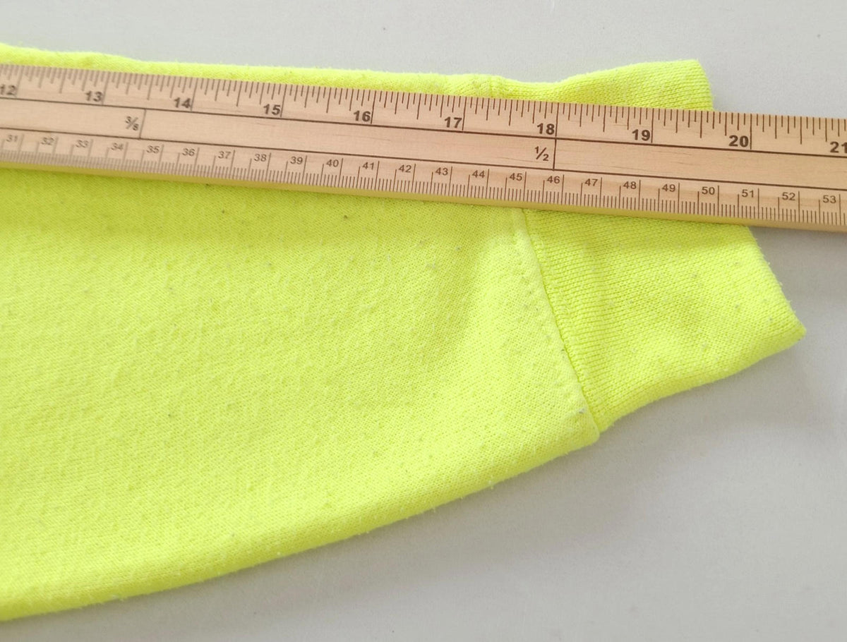 Exist Miami Yellow St George Island Hoodie Men's UK Size S Yellow Jersey Hooded Pockets Zip Front