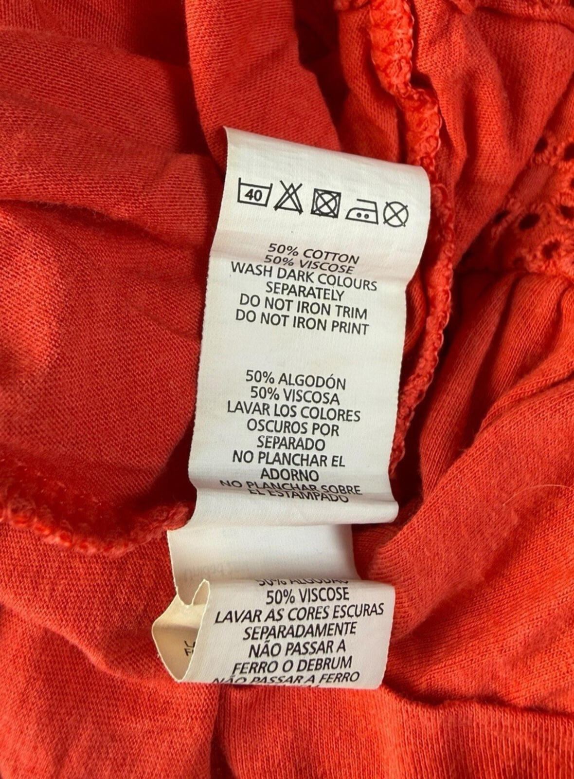 Atmosphere Orange Broderie Anglaise Mini Dress