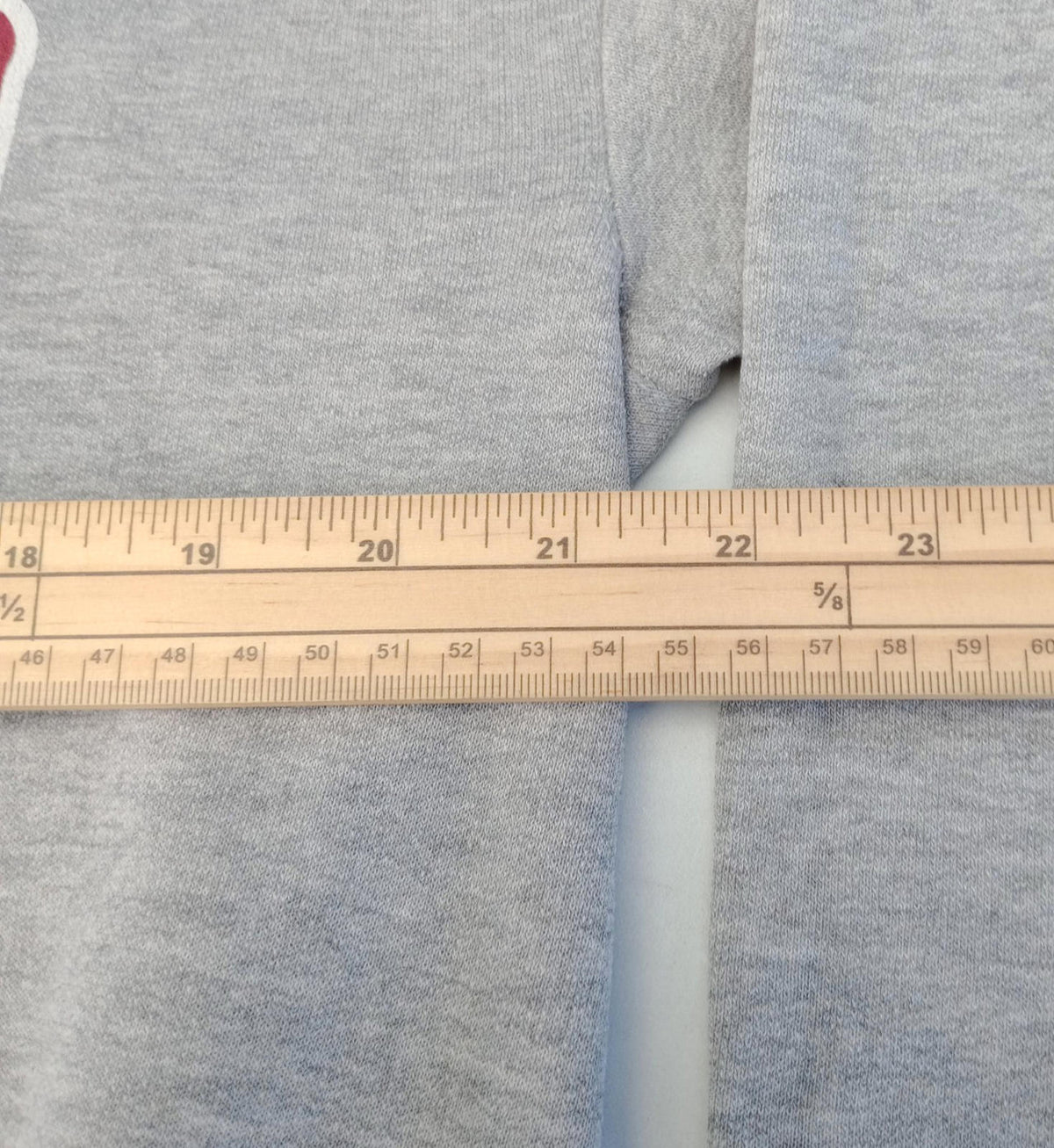 Gildan Gray USA High School Baseball Hoodie Men's UK Size M Grey Jersey Hooded Pockets