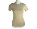 Pretty Little Thing Tall Beige T-shirt Women's UK Size 8