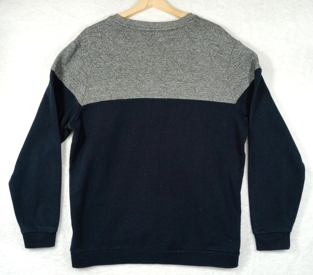 Very Knit Jumper Men's UK Size XL Blue Grey Long Sleeve Crew Neck Easy Care Sweater