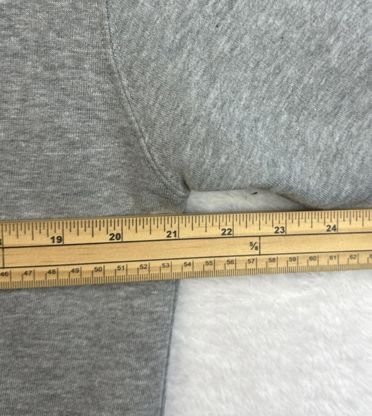 Pennant Gray Devils Softball Hoodie Men's UK Size M Grey Hooded Jersey Pocket Drawstring