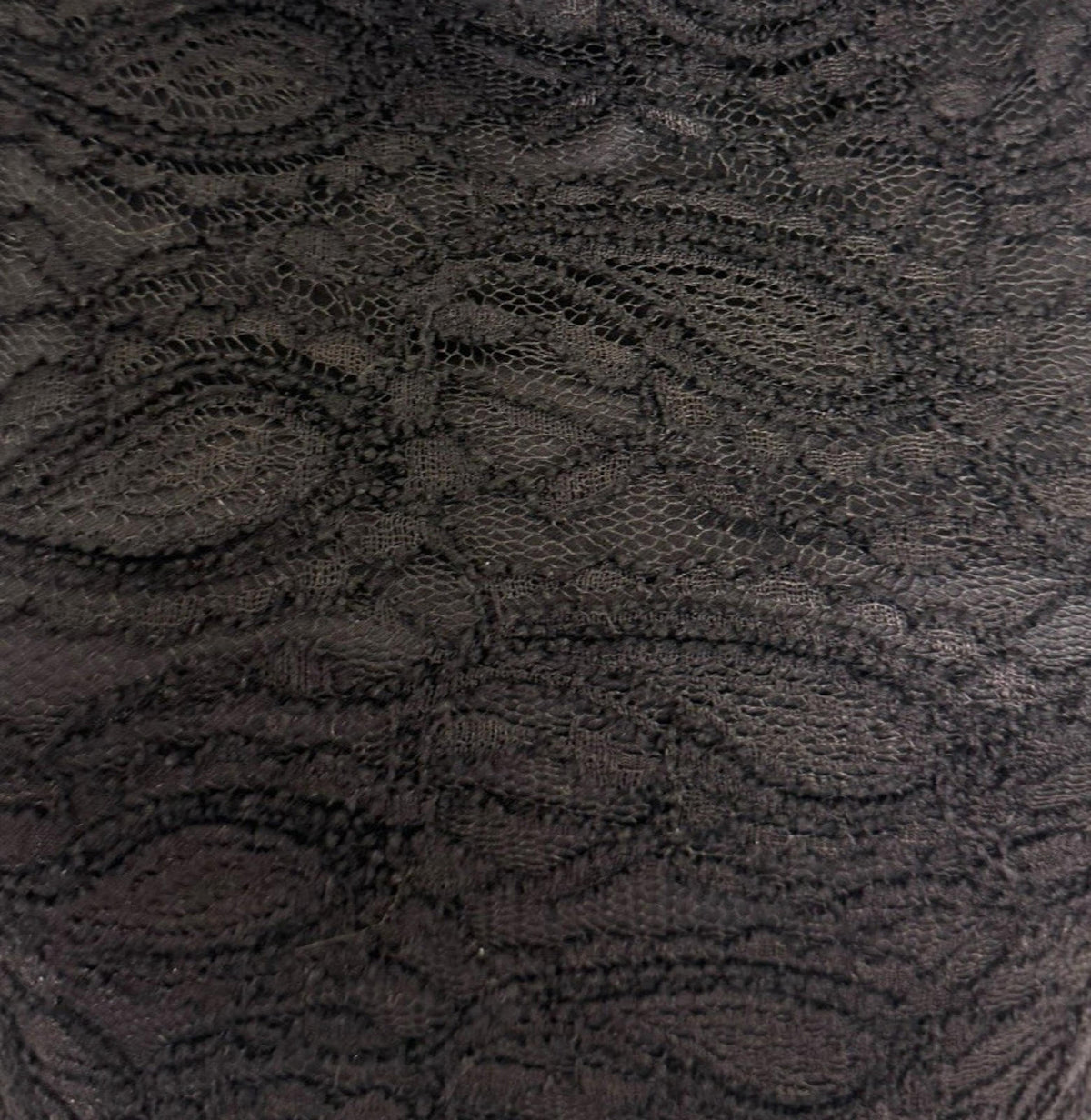 AX Paris Black Lace Dress Knee Length Cut Out Waistband Women's UK Size 8