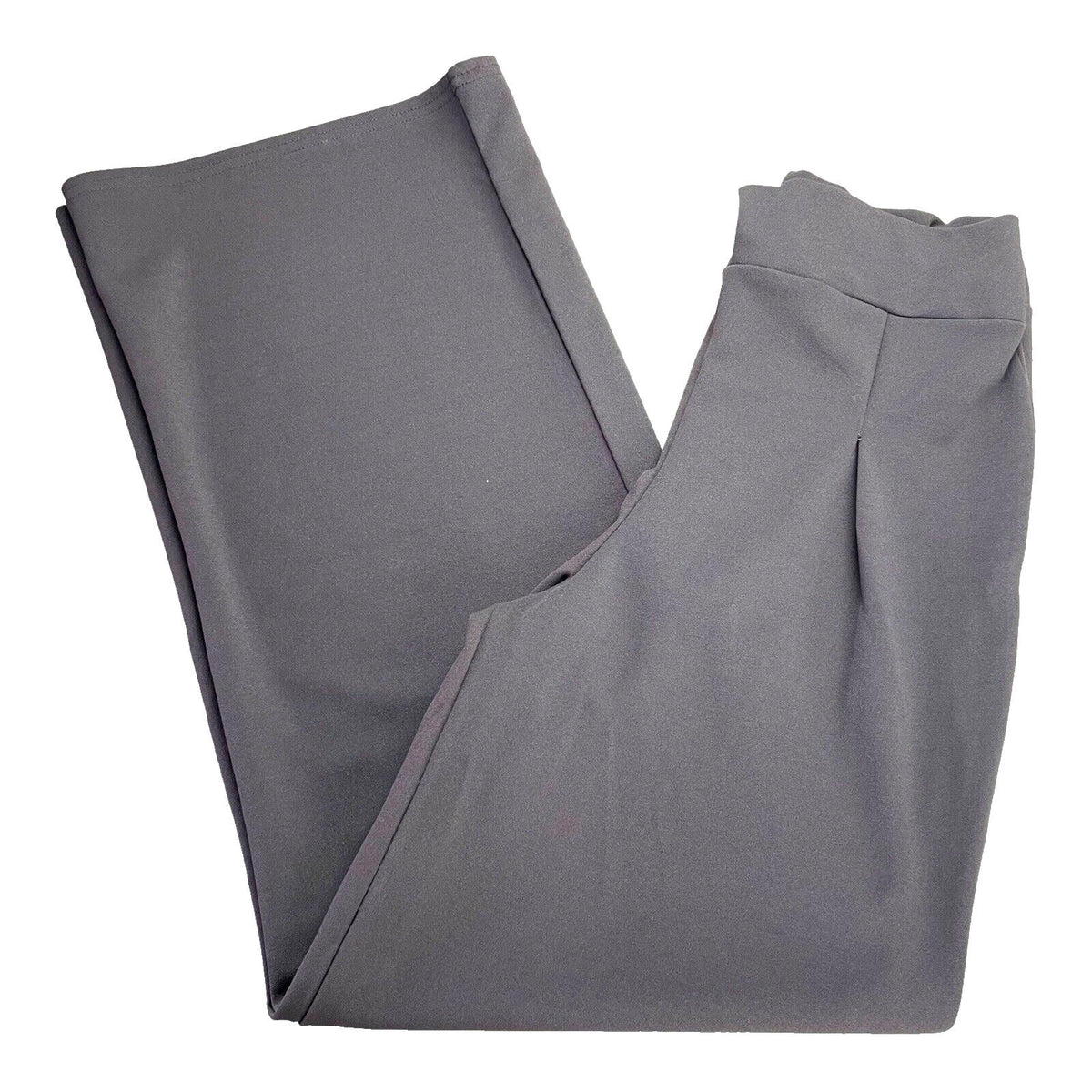 Pretty Little Thing Trousers Brown Women's UK Size 8 Straight Leg High Waist