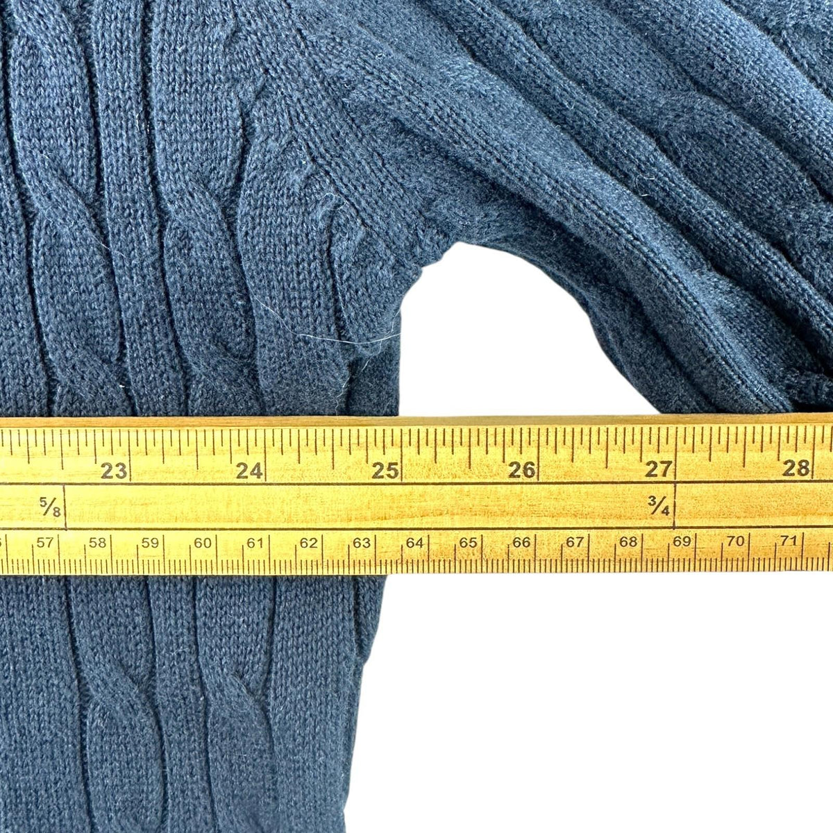 Nautica Knit Jumper Men's UK Size XL Navy Blue 100% Cotton Long Sleeve Crew Neck