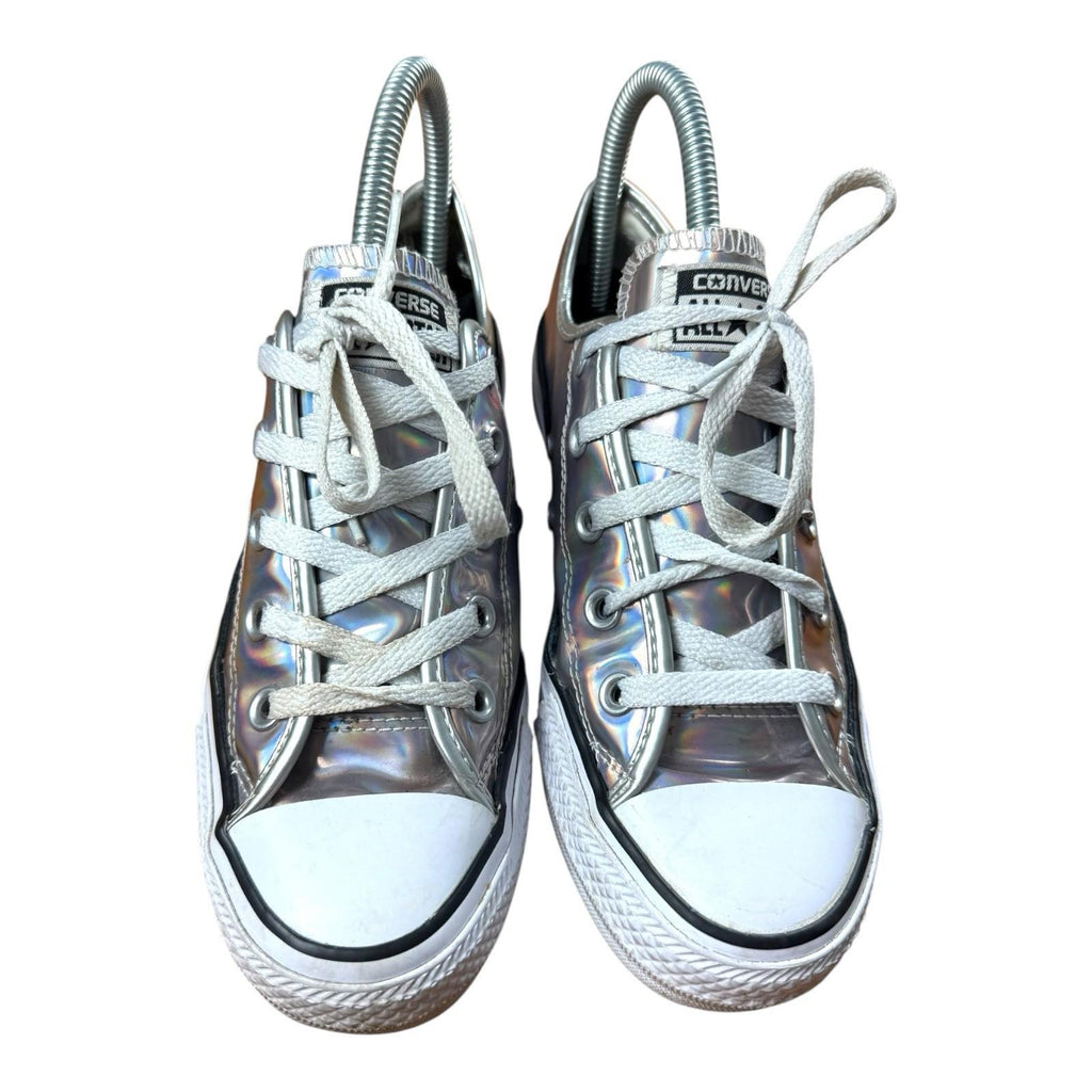 Converse All Star Low Top Sneakers Irredescent Lace Up UK Size 4
