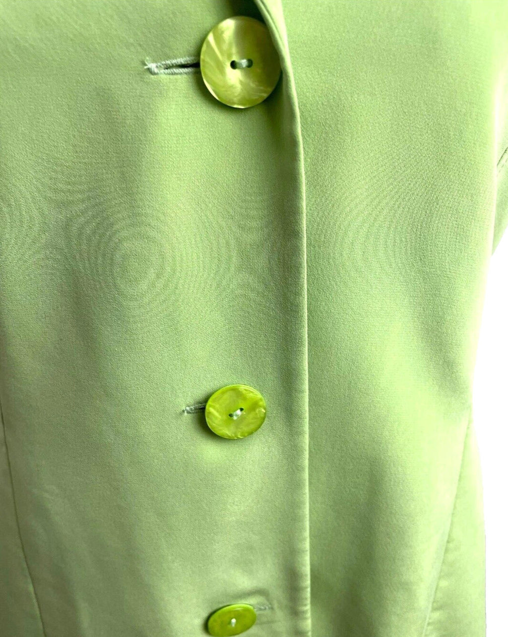 Alexon Skirt & Shirt Blouse Suit Women's UK Size 14 Green Satin 2 Piece Set