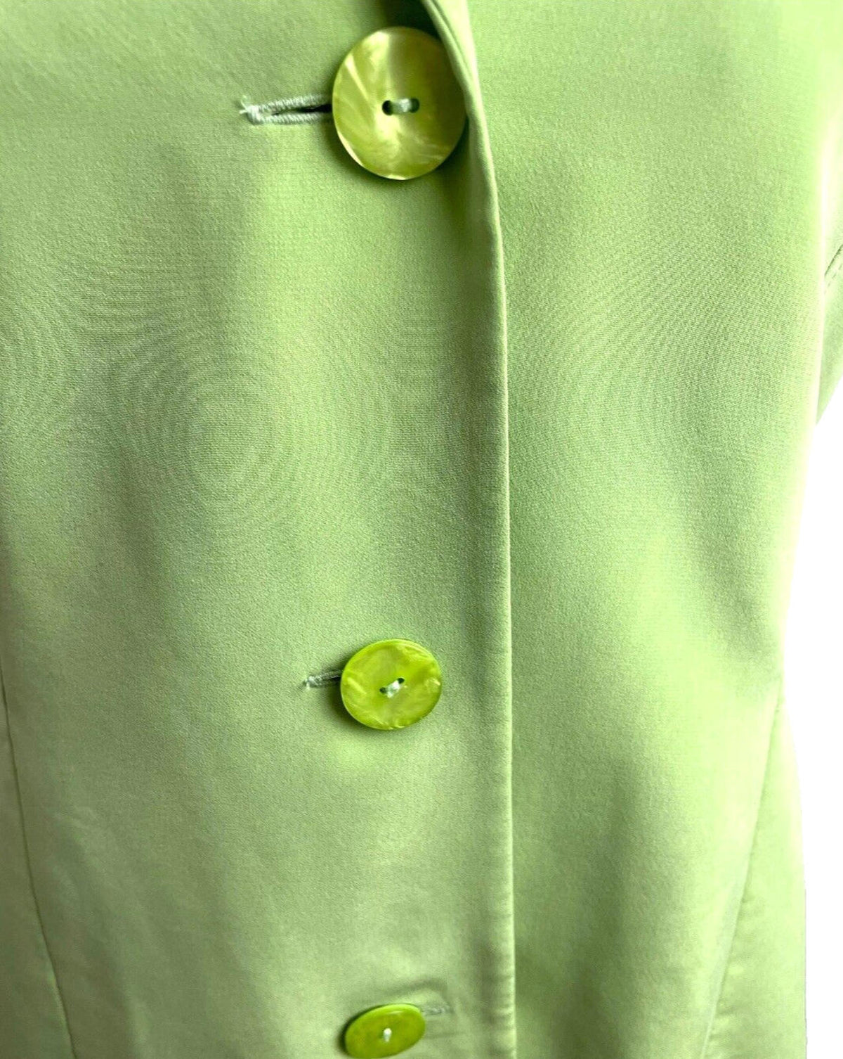 Alexon Skirt & Shirt Blouse Suit Women's UK Size 14 Green Satin 2 Piece Set