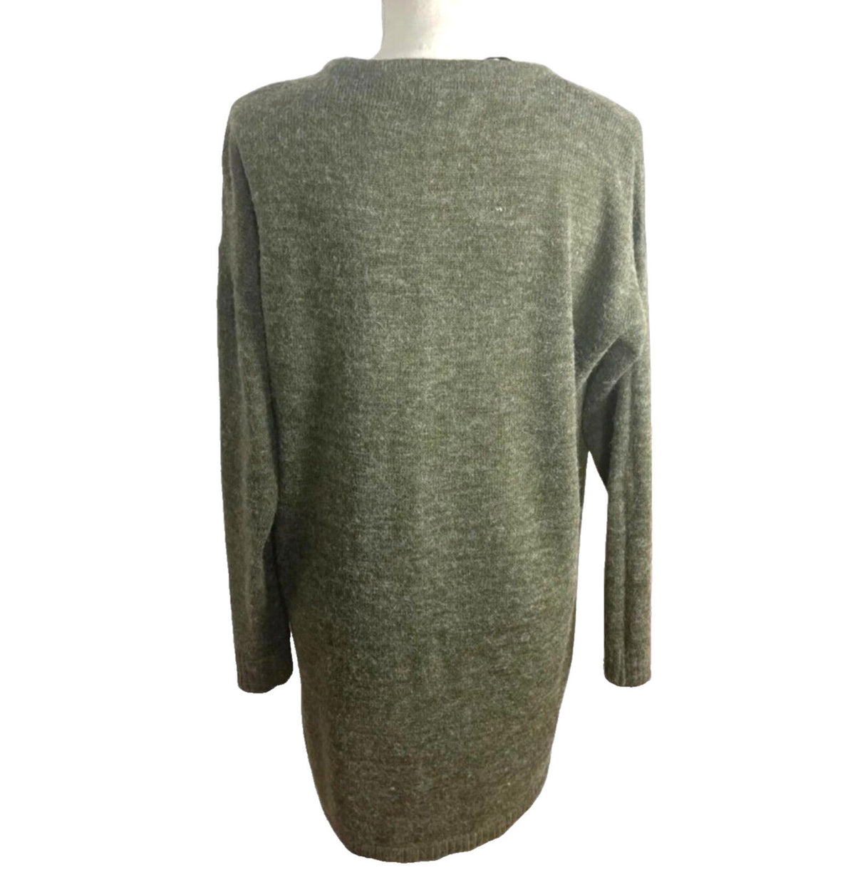 VILA Khaki Vila Jumper Dress Green Over Sized Summer Women's UK Size M