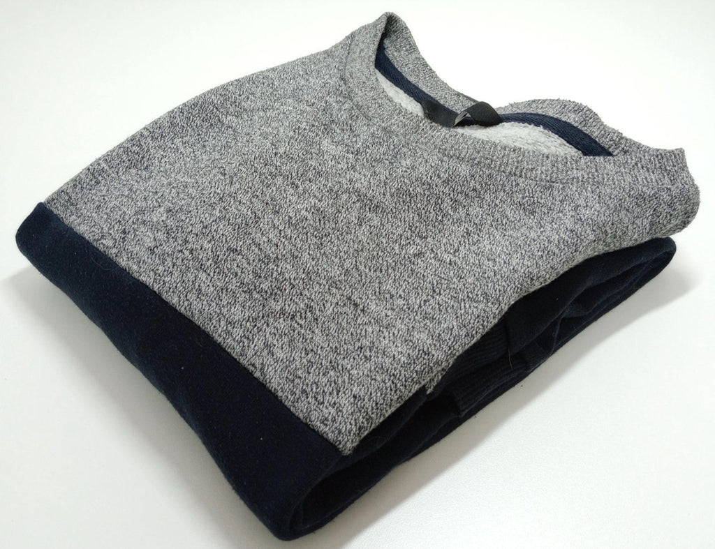 Very Knit Jumper Men's UK Size XL Blue Grey Long Sleeve Crew Neck Easy Care Sweater