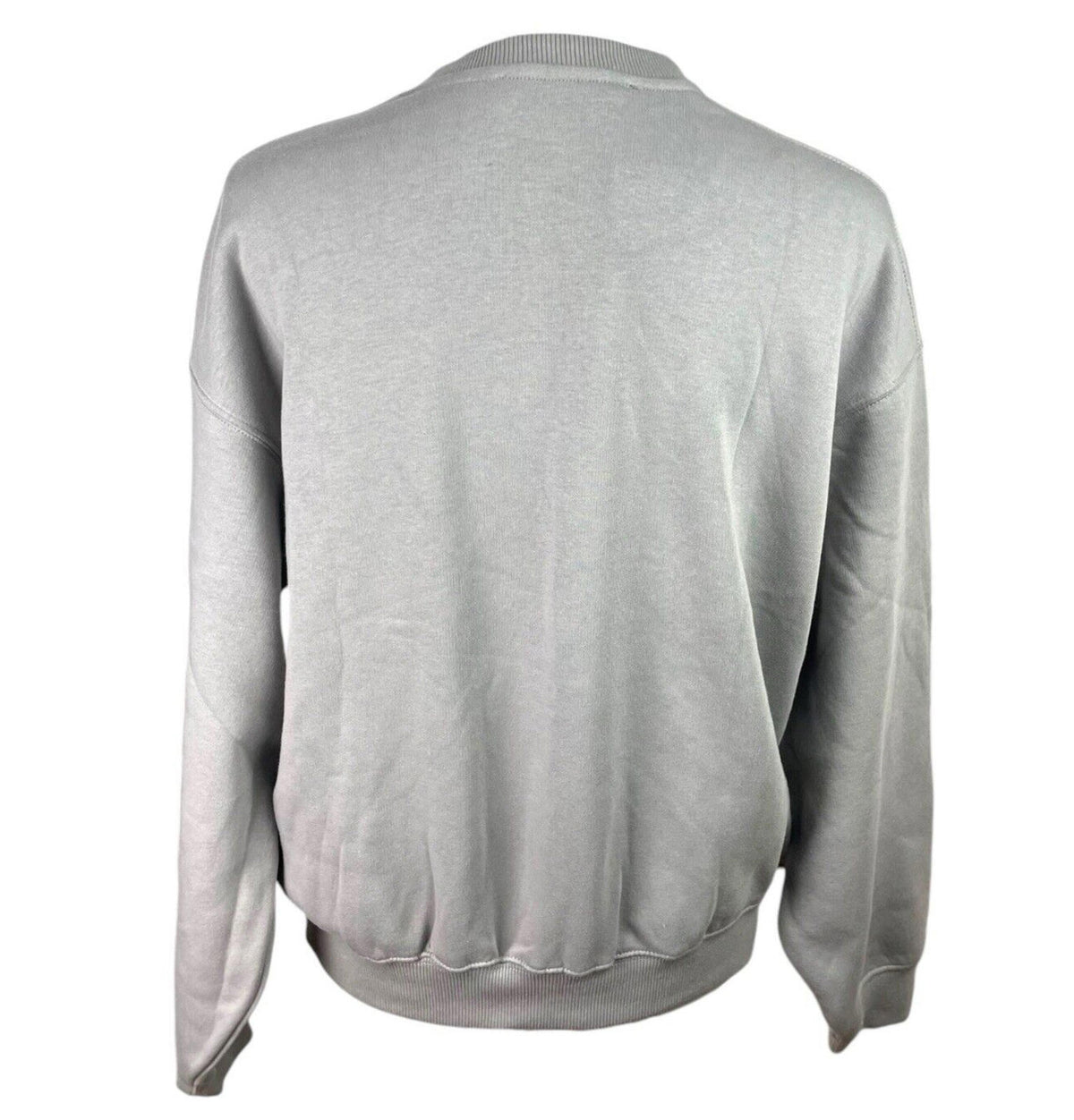 Bershka San Francisco Sweatshirt Women’s UK Size XS Oversized Jersey Lined Grey