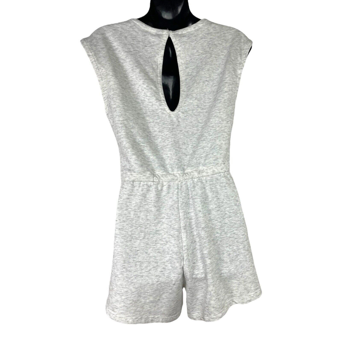 Divided Jersey Playsuit Women's UK Size XS Grey Drawstring Waist Sleeveless