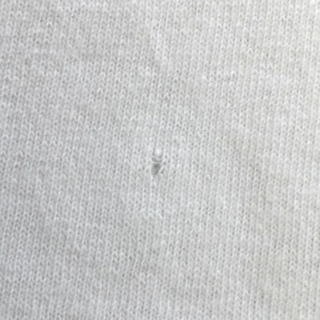 Gildan White Graphic Print T-Shirt Men's US Size L White Crew Neck 100% Cotton