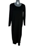 New Look Maternity Dress Black Ribbed Stretch Long Sleeve Women’s UK Size 14