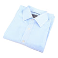 M&S Shirt Long Sleeve Striped Men's Large 14.5" Collar 100% Cotton