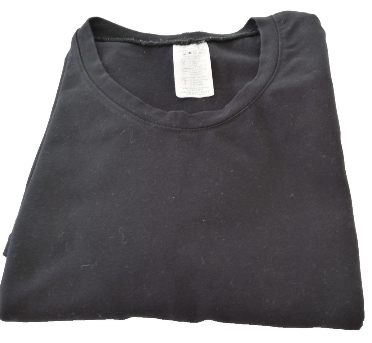 French Quote Graphic Print T-Shirt Men's Size XL Black Crew Neck