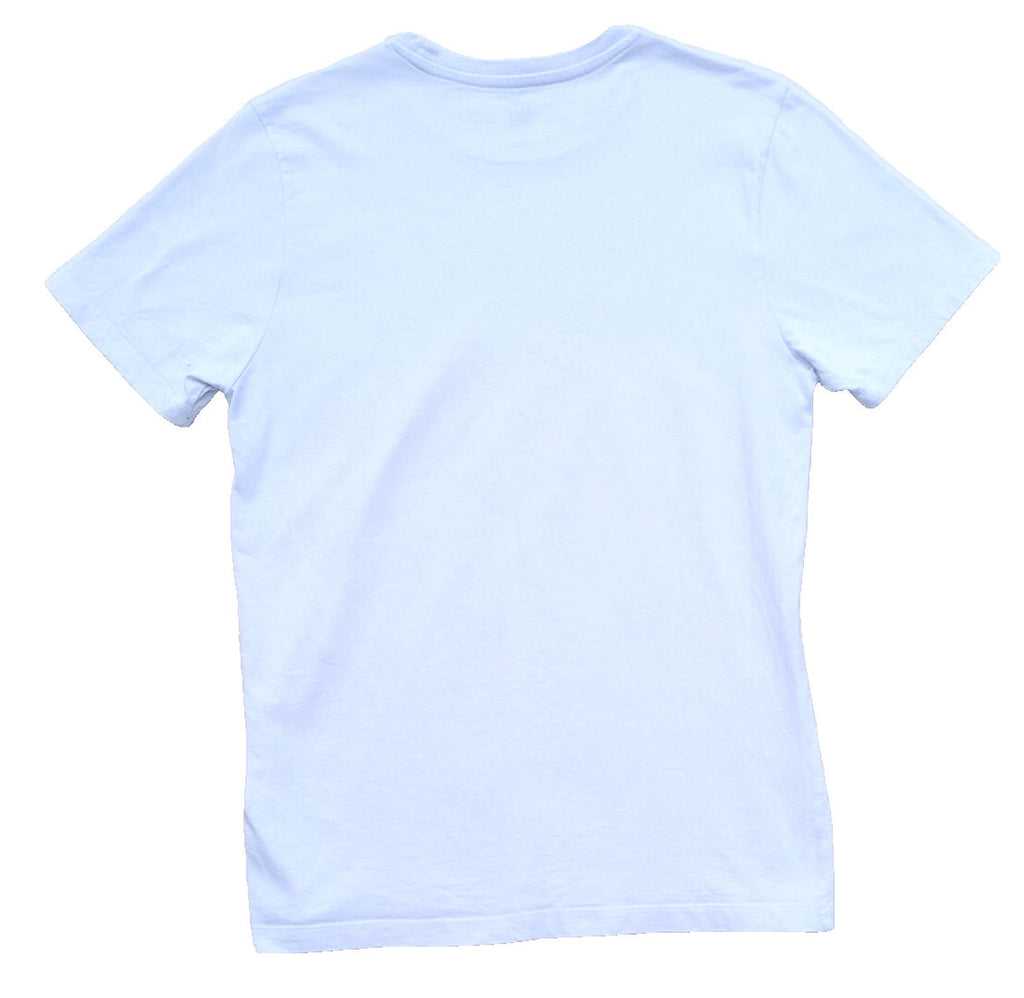 883 Police T Shirt Men's UK Size S White 100% Cotton Easy Care Graphic Print