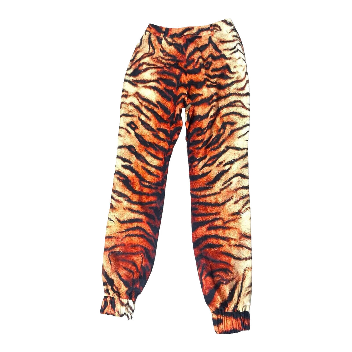 Pretty Little Thing Tiger Print Trousers Women's UK Size 10