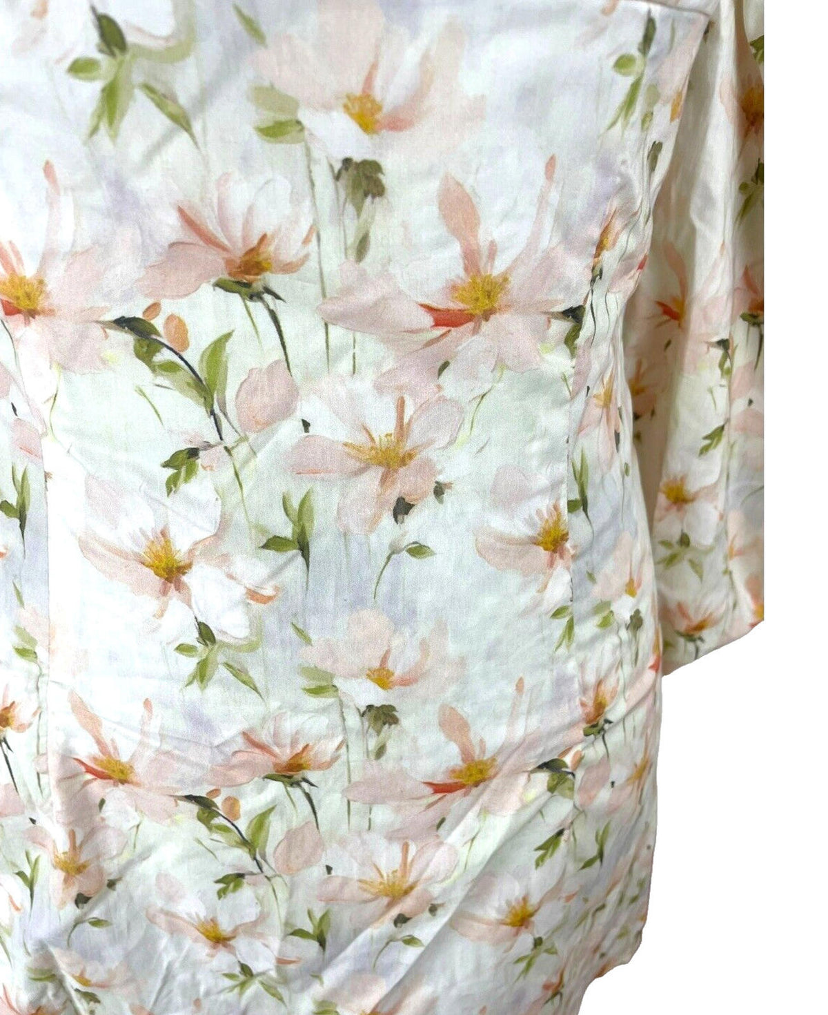 Pretty Little Thing Mini Dress Floral Off Shoulder Women's UK Size 8